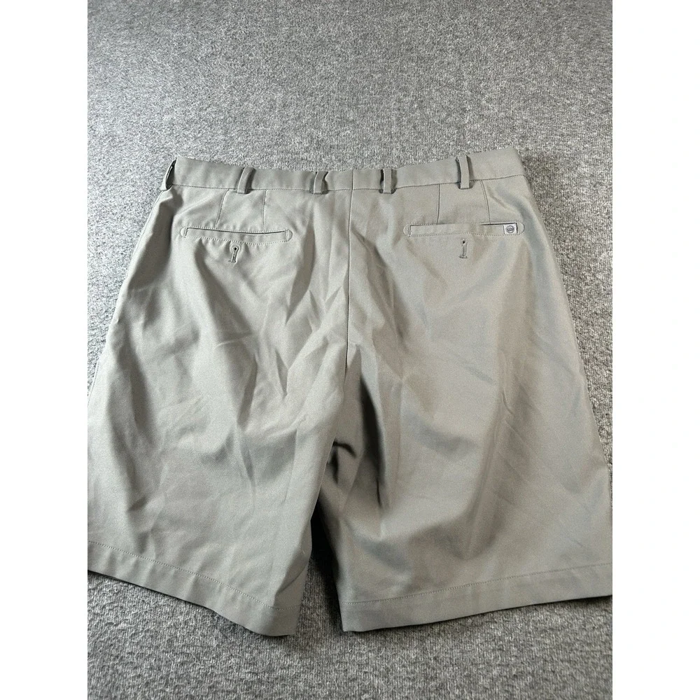Peter Millar Shorts Mens 35 Light Gray Performance Golf Chino Outdoor